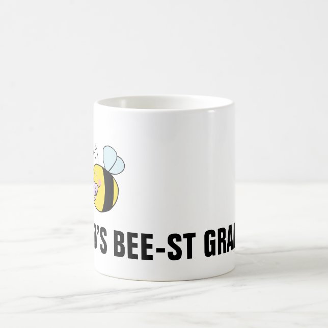 Die beste Großmutter der Welt (Biene) Tasse (Mittel)
