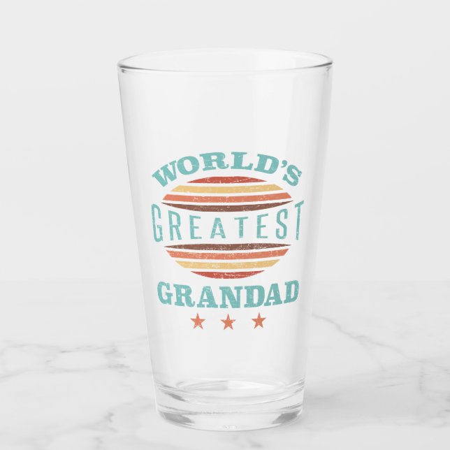 Die Beste Großmutter der Welt Glas (Vorderseite)