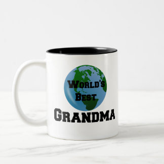 Die beste Großmutter der Welt Zweifarbige Tasse