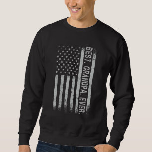 Die beste Großvater-Fahne aller Zeiten für Männerv Sweatshirt