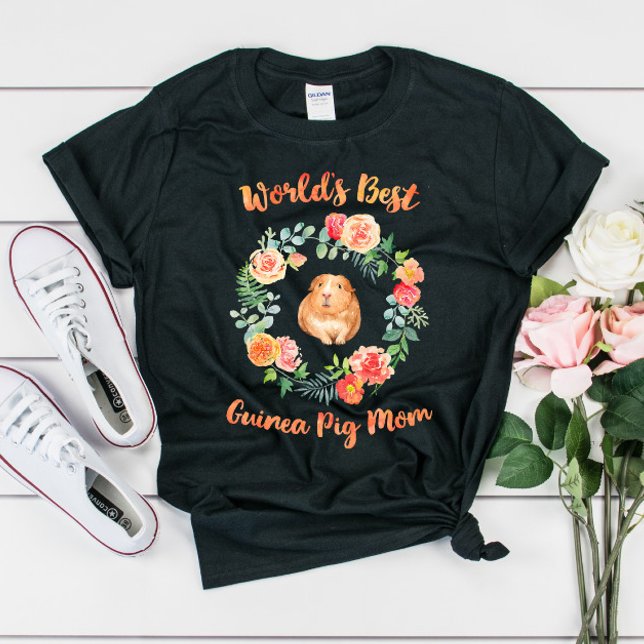 Die beste Guinea-Schweinefleisch-Mama der Welt T-Shirt (Von Creator hochgeladen)