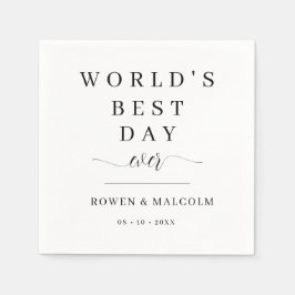 Die beste Hochzeit der Welt Serviette