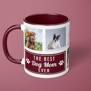 Die beste Hundemutter überhaupt Burgunder-Haustier Tasse