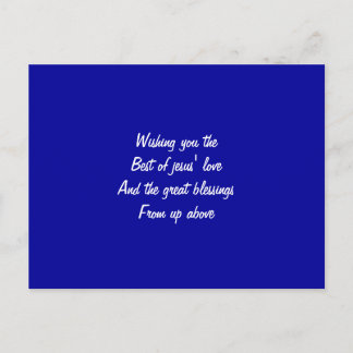 Die beste Jesus-Liebe Postkarte