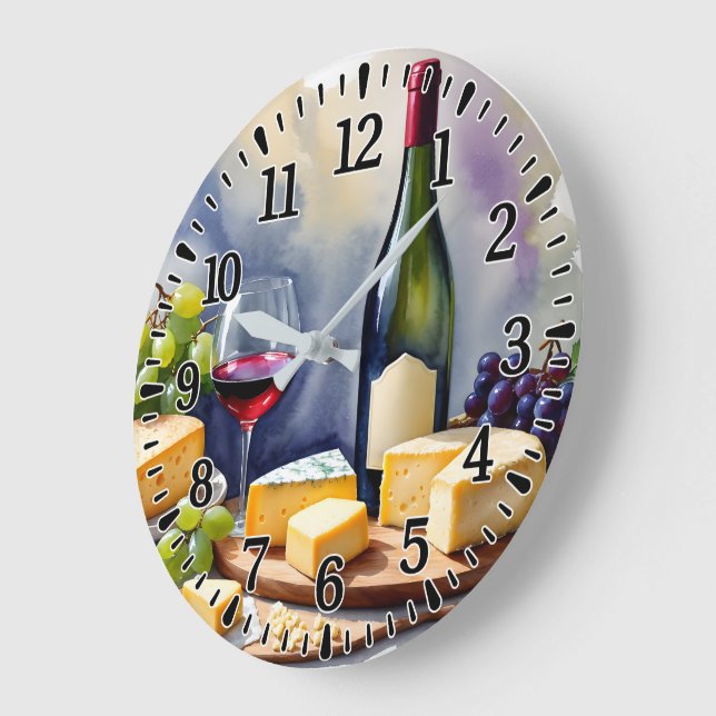 Die beste Kombination  Große Wanduhr (Winkel)