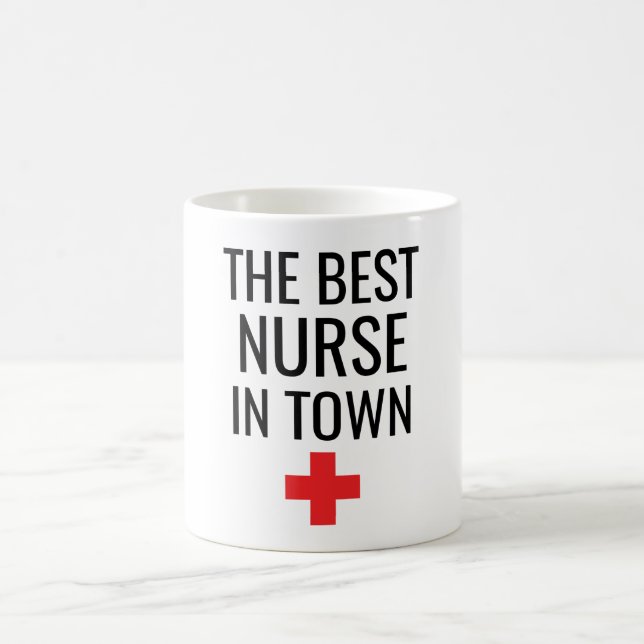 Die beste Krankenschwester der Stadt Kaffeetasse (Mittel)
