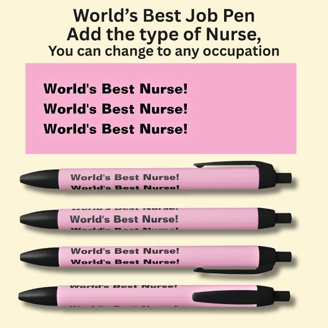 Die beste Krankenschwester der Welt! Geben Sie den Kugelschreiber (Von Creator hochgeladen)