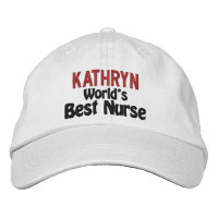 Die beste Krankenschwester der Welt mit rotem Name