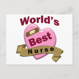 Die beste Krankenschwester der Welt Postkarte