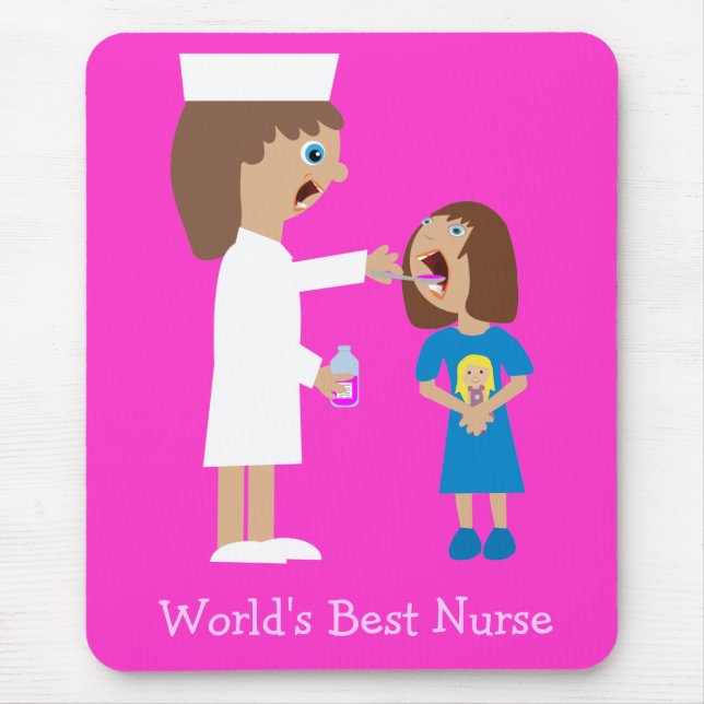 Die beste Krankenschwester-niedliche Mousepad (Vorne)