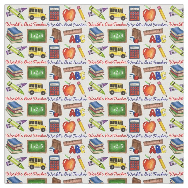 Die beste Lehrerschule der Welt liefert Apple-Bus Stoff (Muster)