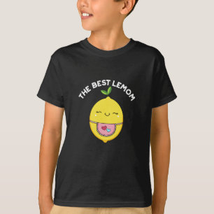 Die beste Lemom Funny Lemon Pun Dark BG T-Shirt