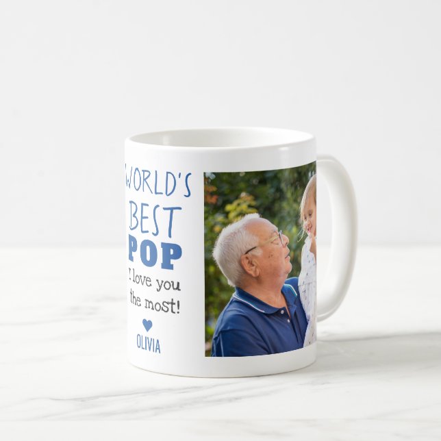 Die beste Liebe für Pop der Welt - die 2 größten F Kaffeetasse (VorderseiteRechts)