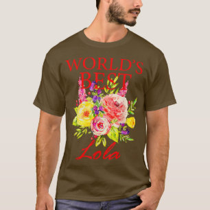 Die beste Lola philippinische Großmutter der Welt T-Shirt
