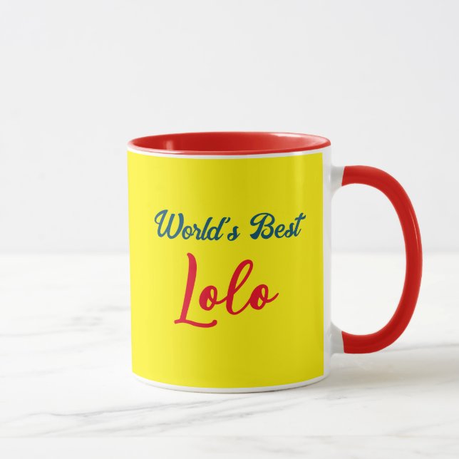 Die beste Lolo-Tasse der Welt Tasse (Rechts)