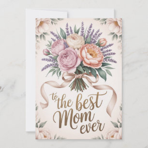 Die beste Mama aller Zeiten Feiertagskarte