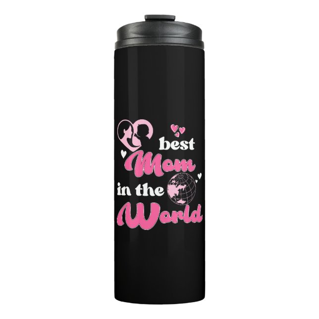 Die beste Mama am WeltMuttertag Thermosbecher (Vorderseite)