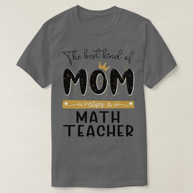 Die beste MAMA bringt Mathematiklehrermütter hervo T-Shirt (Design vorne)