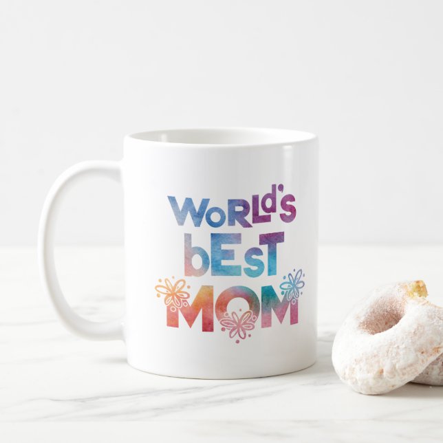 Die beste Mama-Coffee-Tasse der Welt Kaffeetasse (Mit Donut)