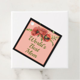 Die beste Mama der hübschen Blumenwelt Geschenkanhänger