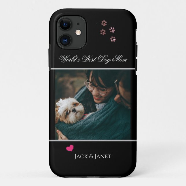 Die beste Mama der niedlichen Welt | Dog Paw mit H Case-Mate iPhone Hülle (Rückseite)