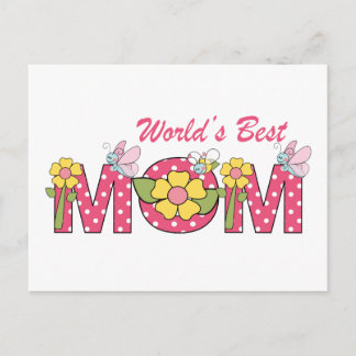 Die beste Mama der niedlichen Welt! Postkarte