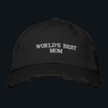 Die beste Mama der Welt Bestickte Baseballkappe<br><div class="desc">Lass Mama weiß,  dass sie die beste Mutter der Welt ist!</div>