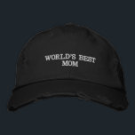 Die beste Mama der Welt Bestickte Baseballkappe<br><div class="desc">Lass Mama weiß,  dass sie die beste Mutter der Welt ist!</div>