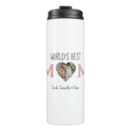 Die beste Mama der Welt - Foto Collage Geschenk | Thermosbecher