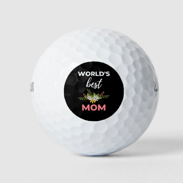 Die beste Mama der Welt Golfball (Vorderseite)