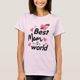 Die beste Mama der Welt - Hellrosa T-Shirt
