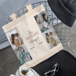 Die beste Mama der Welt - Herz-Foto und Benutzerde Tragetasche