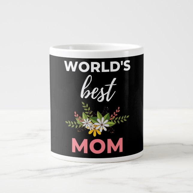 Die beste Mama der Welt Jumbo-Tasse (Vorderseite)