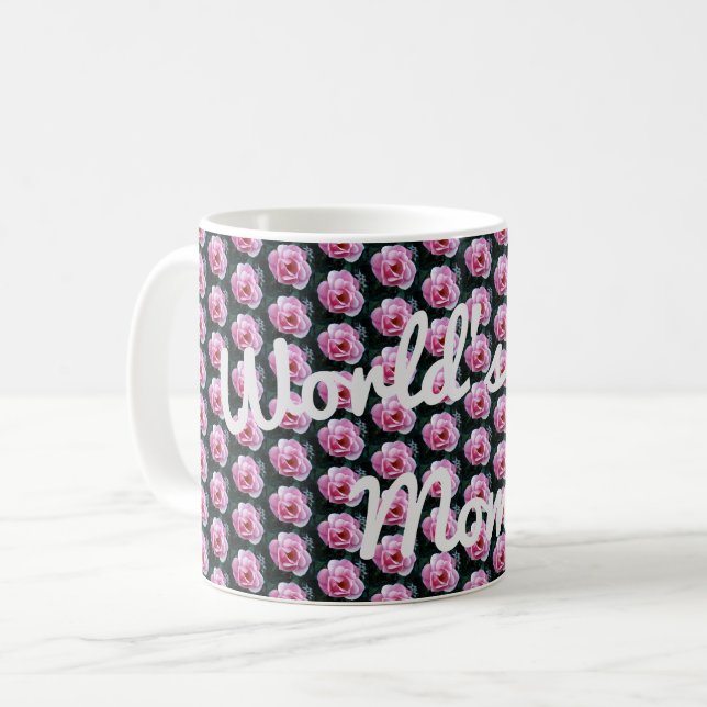 Die beste Mama der Welt! Kaffeetasse (Vorderseite Links)