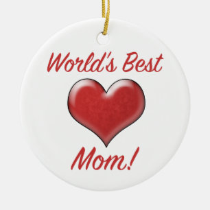Die beste Mama der Welt Keramik Ornament
