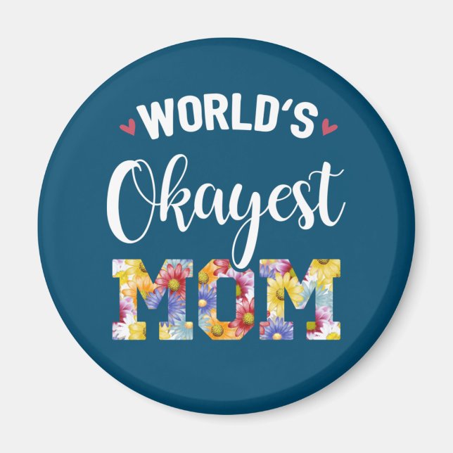 Die beste Mama der Welt Magnet (Vorne)
