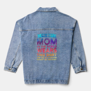 Die beste Mama der Welt mit der Tochter Jeansjacke