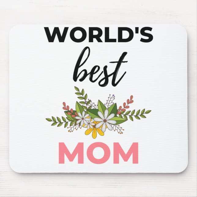 Die beste Mama der Welt Mousepad (Vorne)