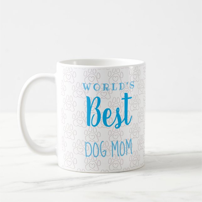 Die beste Mama der Welt! (personalisierbar) Kaffeetasse (Links)