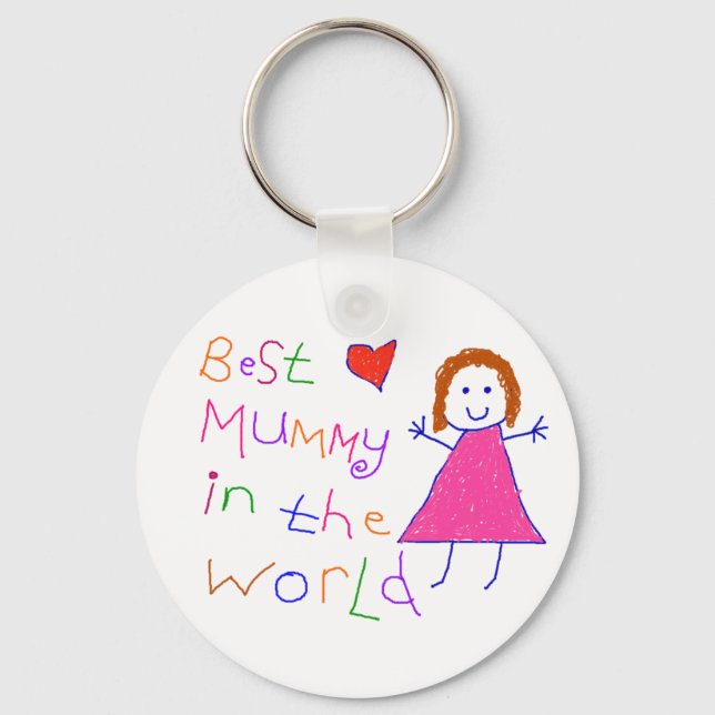Die beste Mama der Welt Schlüsselanhänger (Vorderseite)