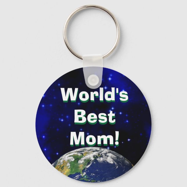 Die beste Mama der Welt! Schlüsselanhänger (Vorderseite)