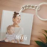 Die beste Mama der Welt seit 20XX Foto Schlüsselanhänger<br><div class="desc">Dieses einfache und moderne Design besteht aus Sans Serif und spielerischer kursiver Typografie und fügt ein individuelles Foto hinzu.</div>