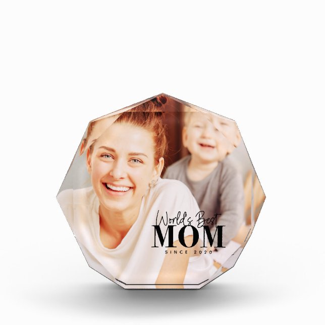 Die beste Mama der Welt seit 20XX Fotoblock (Vorderseite)