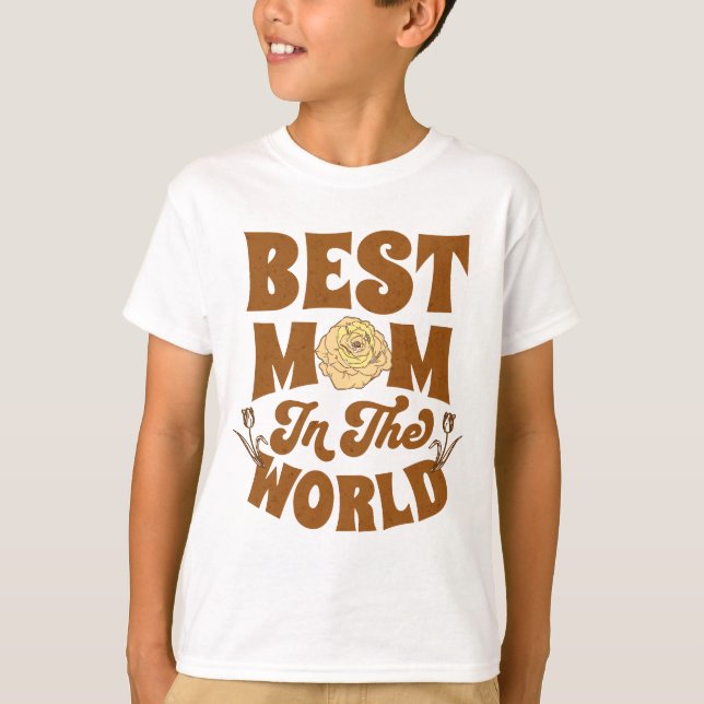 Die beste Mama der Welt T-Shirt (Vorderseite)