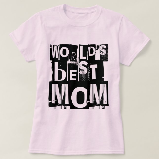 Die beste Mama der Welt T-Shirt (Design vorne)