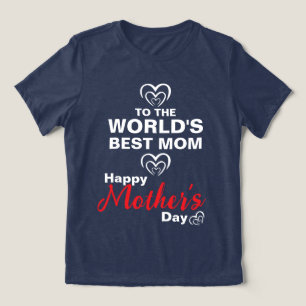 Die beste Mama der Welt Tri-Blend Shirt