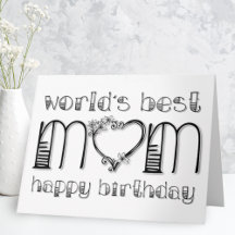 Die beste Mama der Welt zum Geburtstag