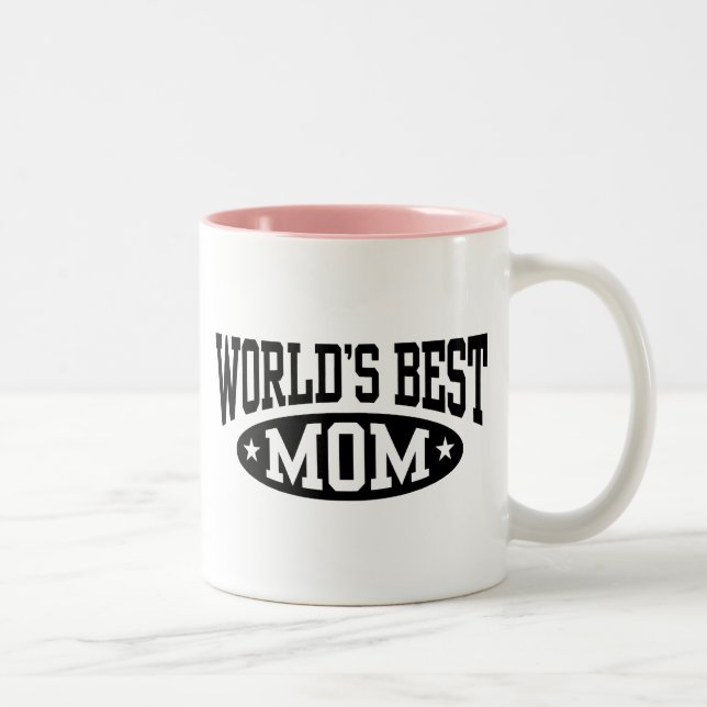 Die beste Mama der Welt Zweifarbige Tasse (Rechts)