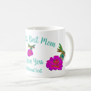 Die beste Mama Dragonfly der Welt - Zinnia Persona Kaffeetasse