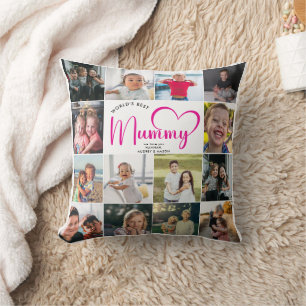 Die beste Mama-Fotosammlung der modernen Welt Kissen